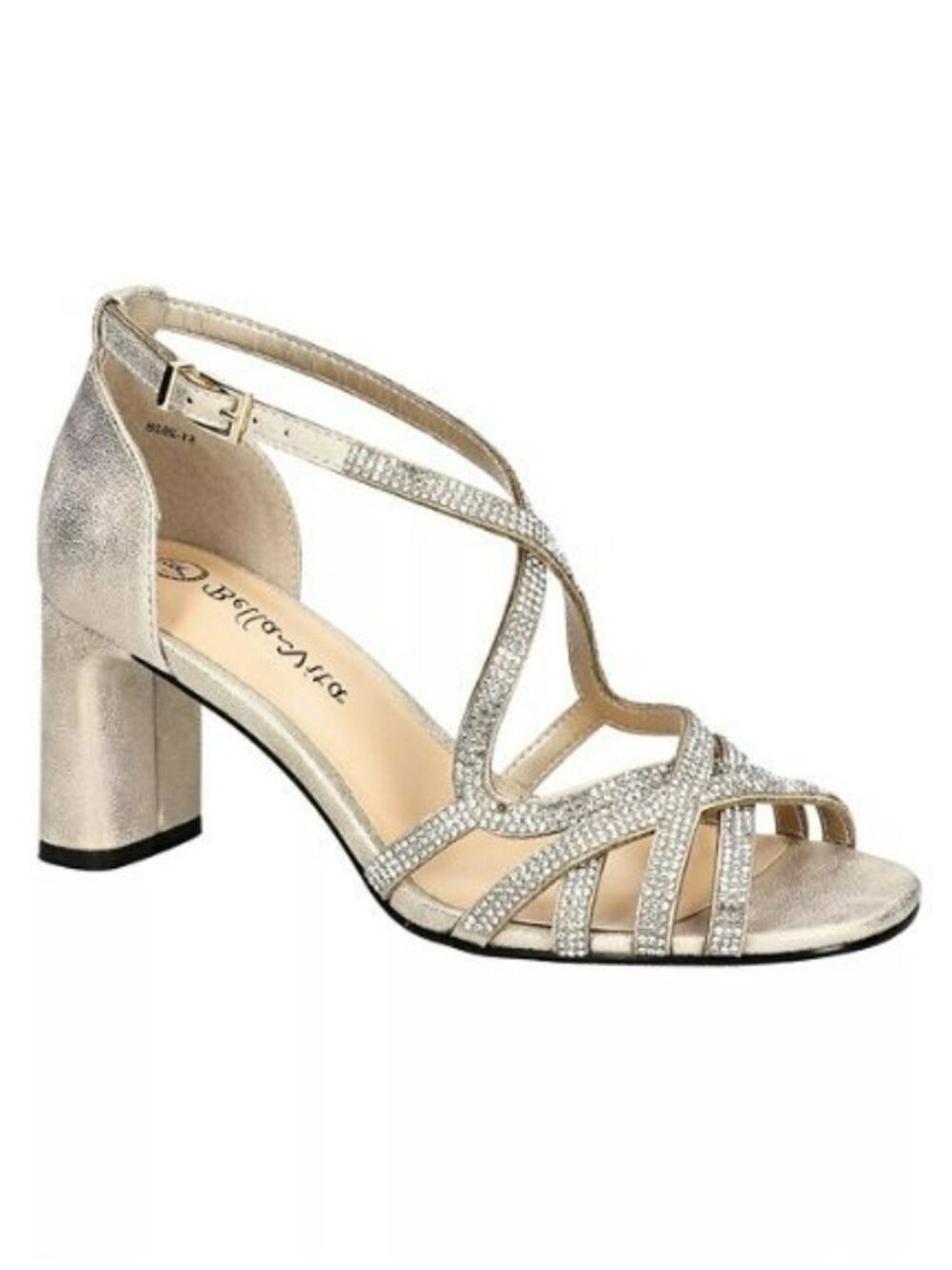 Bella Vita Women's Aliette Dress Sandals Soft Gold Metallic Size 7 (MSRP $95)